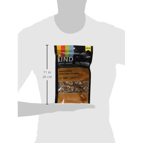 Kind Healthy Grains Clusters, Almond Butter Granola, 10G Protein Kind Healthy Grains Clusters, Almond Butter Granola, 10G Protein