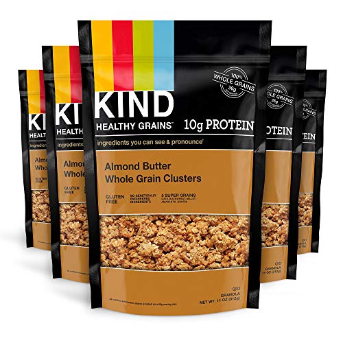 Kind Healthy Grains Clusters, Almond Butter Granola, 10G Protein Kind Healthy Grains Clusters, Almond Butter Granola, 10G Protein