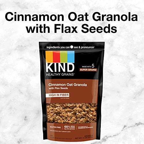 Kind Healthy Grains Clusters, Cinnamon Oat Clusters With Flax Se