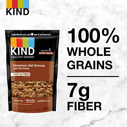 Kind Healthy Grains Clusters, Cinnamon Oat Clusters With Flax Se