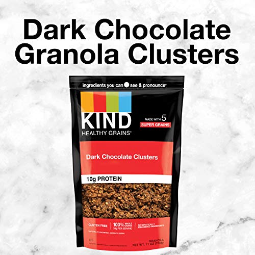 Kind Healthy Grains Clusters, Dark Chocolate Granola, Gluten Fre
