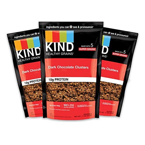Kind Healthy Grains Clusters, Dark Chocolate Granola, Gluten Fre