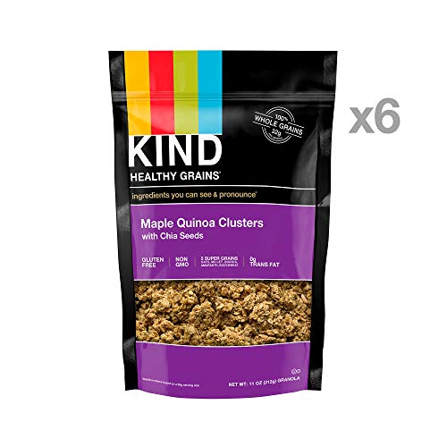 Kind Healthy Grains Clusters, Maple Quinoa With Chia Seeds Grano