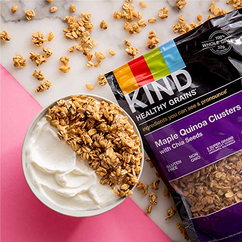 Kind Healthy Grains Clusters, Maple Quinoa With Chia Seeds Grano