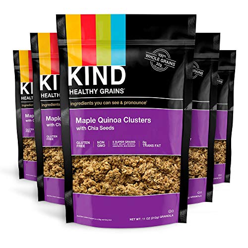 Kind Healthy Grains Clusters, Maple Quinoa With Chia Seeds Grano