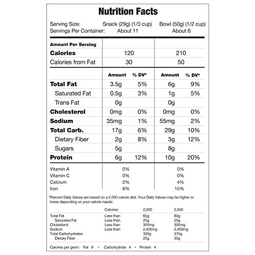 Kind Healthy Grains Clusters, Peanut Butter Whole Grain Granola,
