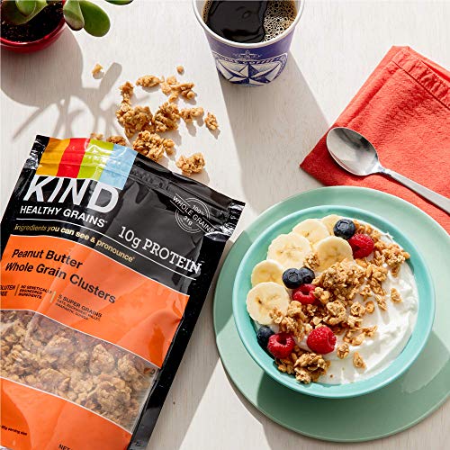 Kind Healthy Grains Clusters, Peanut Butter Whole Grain Granola,