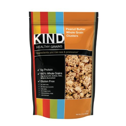 Kind Healthy Grains Clusters, Peanut Butter Whole Grain Granola,