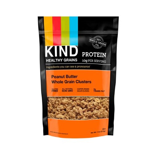 Kind Healthy Grains Clusters, Peanut Butter Whole Grain Granola,
