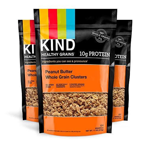 Kind Healthy Grains Clusters, Peanut Butter Whole Grain Granola,