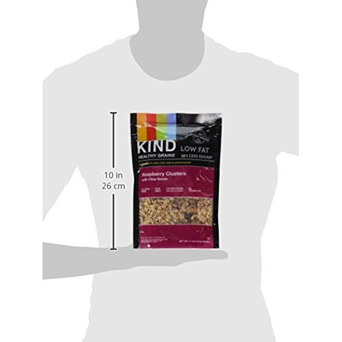 Kind Healthy Grains Clusters, Raspberry With Chia Seeds Granola,