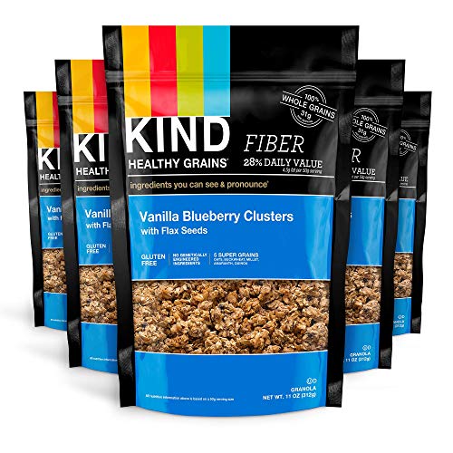 Kind Healthy Grains Clusters, Vanilla Blueberry With Flax Seeds