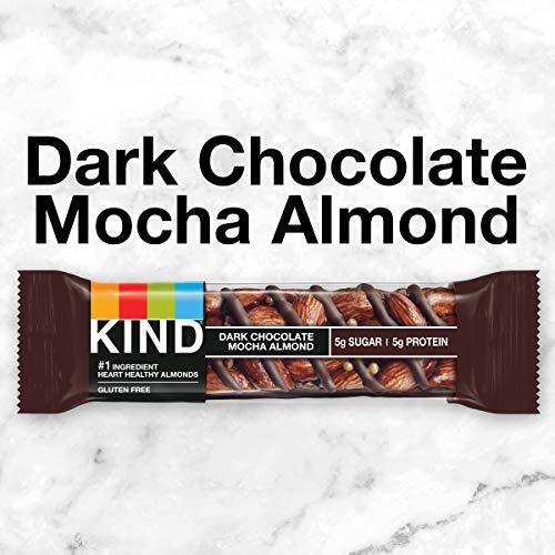 Kind Healthy Snack Bar, Dark Chocolate Mocha Almond, 5G Sugar |