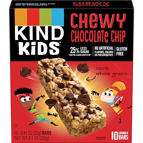 KIND Kids Granola Chewy Bar, Chocolate Chip, 10 Count
