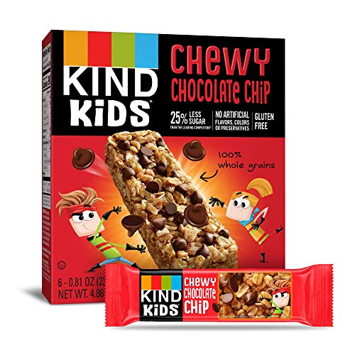 Kind Kids Granola Chewy Bar, Chocolate Chip, 6 Count Pack Of 8