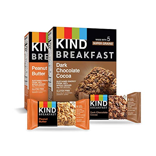 Kind Breakfast Bars Variety Pack, Dark Chocolate Protein &Amp; Peanu