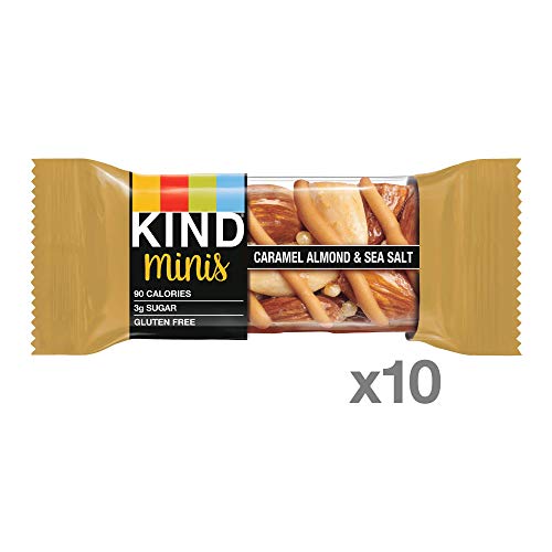Kind Minis, Caramel Almond &Amp; Sea Salt, 0.7 Ounce Pack Of 10