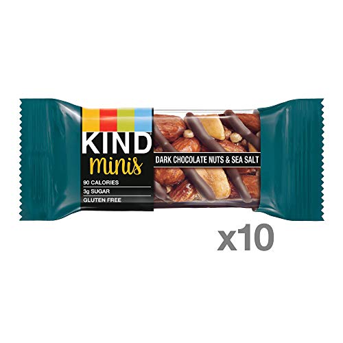 Kind Minis, Dark Chocolate Nuts &Amp; Sea Salt, 7 Oz Pack Of 10
