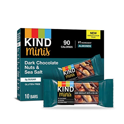 Kind Minis, Dark Chocolate Nuts &Amp; Sea Salt, 7 Oz Pack Of 10