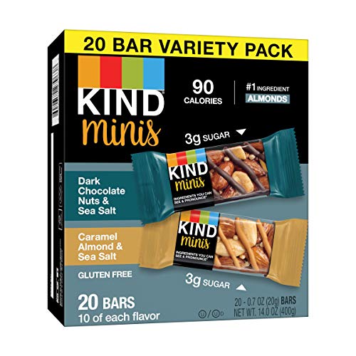 Kind Minis, Dark Chocolate Nuts &Amp; Sea Salt/ Caramel Almond &Amp; Sea