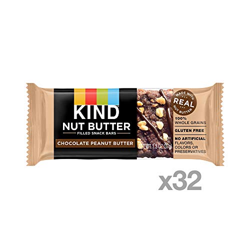 Kind Nut Filled Bars, Chocolate Peanut Butter, 32 Count