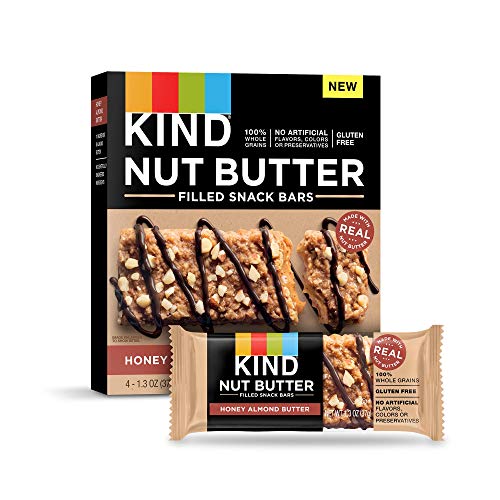 Kind Nut Butter Filled Bars, Honey Almond Butter, 32 Count