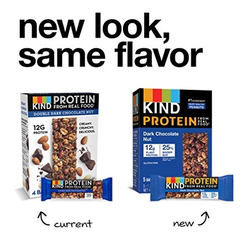 Kind Protein Bars Dark Chocolate Nut, Gluten Free, 12G Protein,