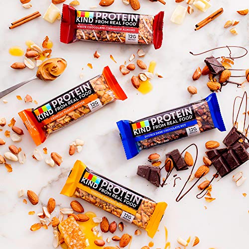 Kind Protein Bars, Double Dark Chocolate Nut, Gluten Free, 12G P