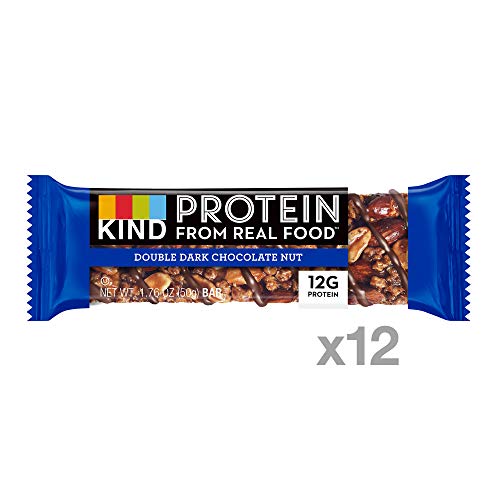 Kind Protein Bars, Double Dark Chocolate Nut, Gluten Free, 12G P