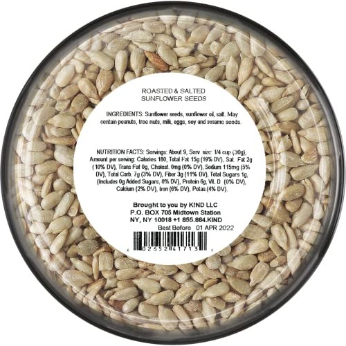 KIND Roasted & Salted Sunflower Seeds
