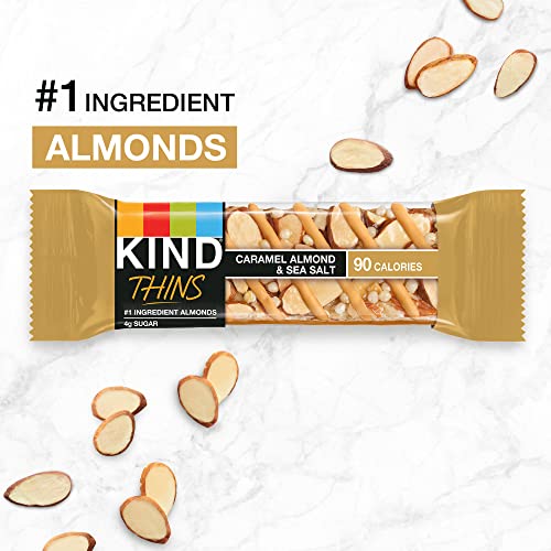 KIND THINS Caramel Almond & Sea Salt, Gluten Free, 100 Calories,...