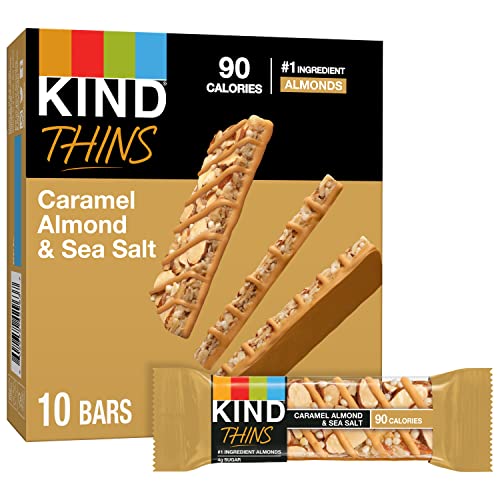 KIND THINS Caramel Almond & Sea Salt, Gluten Free, 100 Calories,...