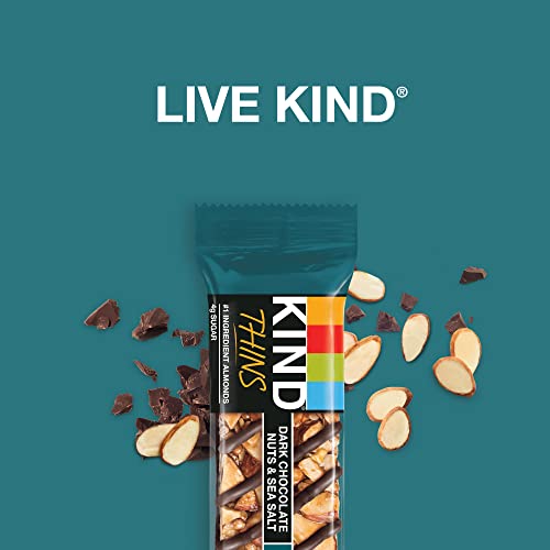 KIND THINS Dark Chocolate Nuts & Sea Salt Bars Now with Peanuts...