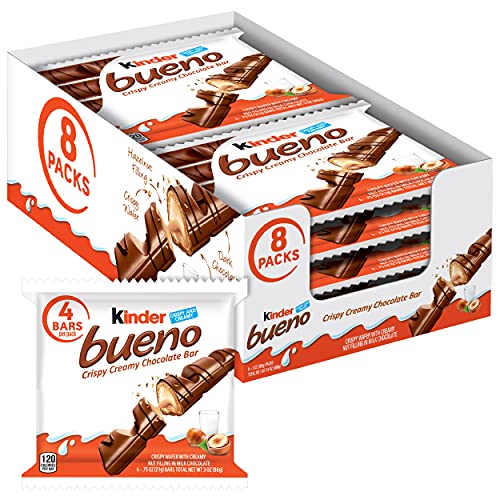 Kinder Bueno Milk Chocolate &Amp; Hazelnut Cream Candy Bar, Perfect