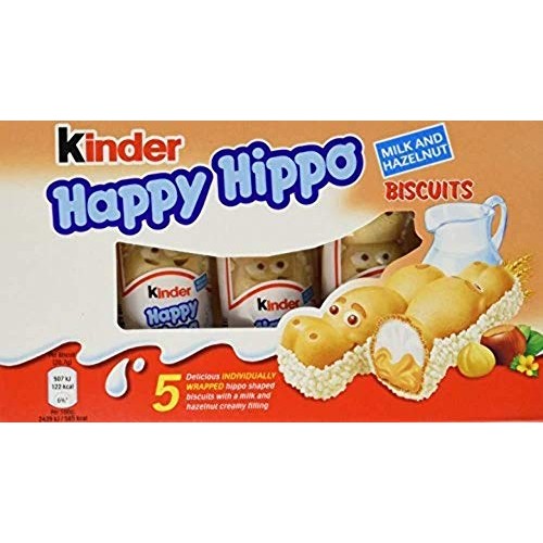 Kinder Happy Hippo - Hazelnut, Case, 10X20.7G X 5 50 Pcs