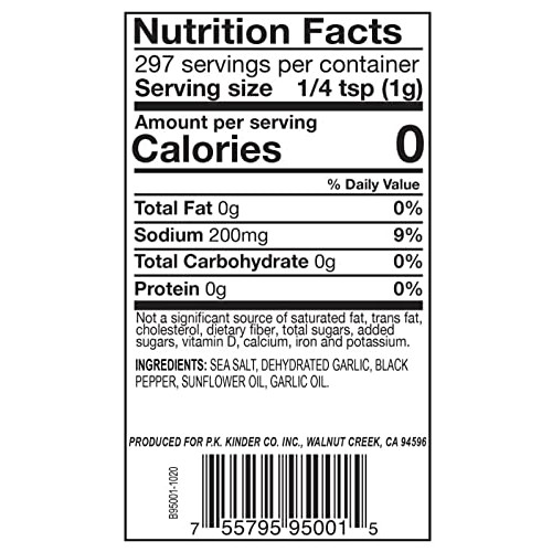 Kinders The Blend Seasoning Salt, Pepper and Garlic, 10.5 oz.