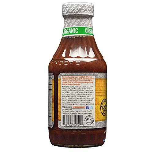 Kinder’S Organic Mild Bbq Sauce, 4-Pack; 20.5 Oz Each; Smoky-Swe