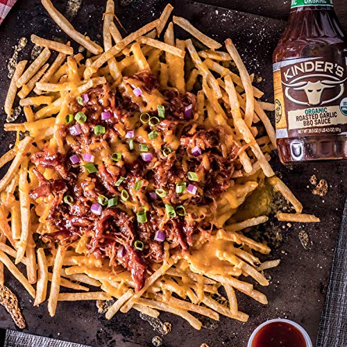 Kinder’S Organic Roasted Garlic Bbq Sauce, 4-Pack; 20.5 Oz Each;