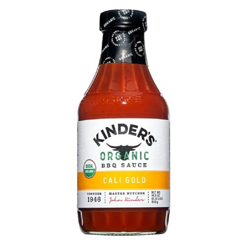 Kinders Organic California Gold BBQ Sauce, 19 oz