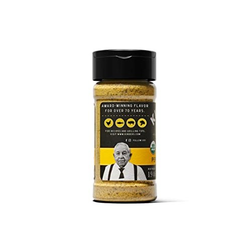 Kinders Organic Cracked Pepper and Lemon Seasoning, Premium Qua...