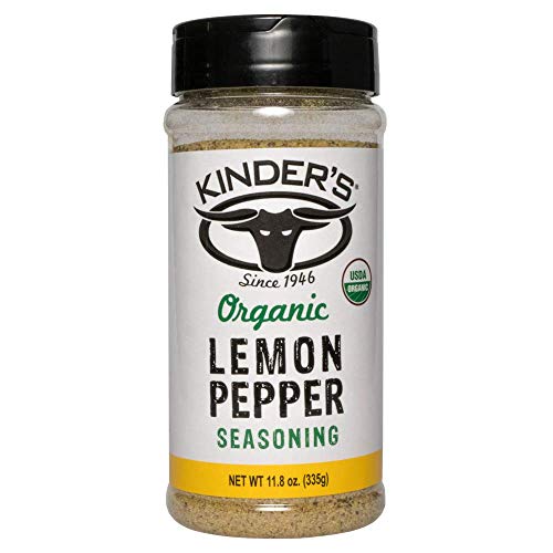 Kinders Organic Lemon Pepper Seasoning, 11.8 OZ, One pack