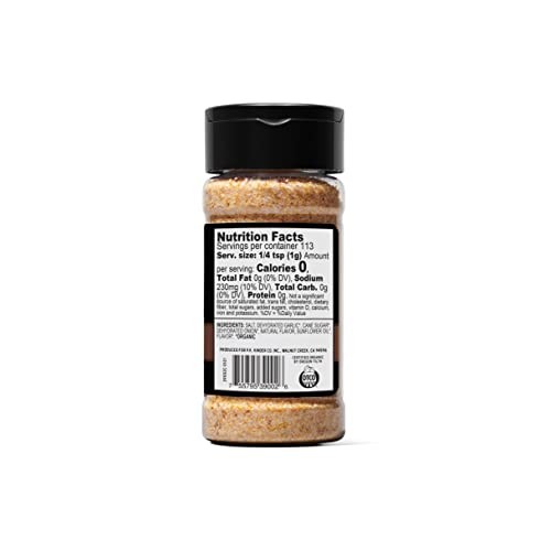 Kinders Roasted Garlic Salt Organic Seasoning, 4 Oz.