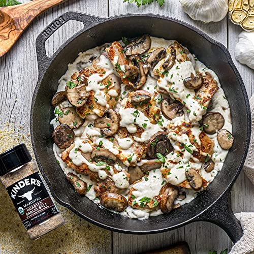 Kinders Roasted Garlic Salt Organic Seasoning, 4 Oz.