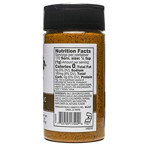 Kinders Keto Woodfired Garlic Rub, 6 Oz.