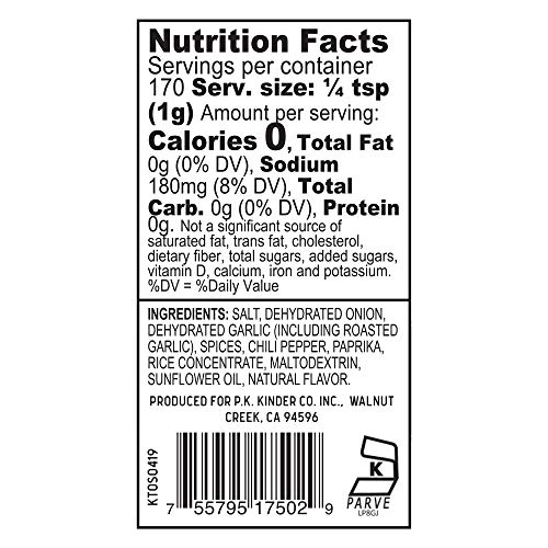 Kinders Keto Woodfired Garlic Rub, 6 Oz.