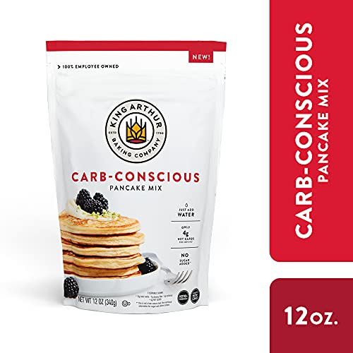 King Arthur, Carb-Conscious Keto Pancake Mix, Sourced Non-Gmo, C