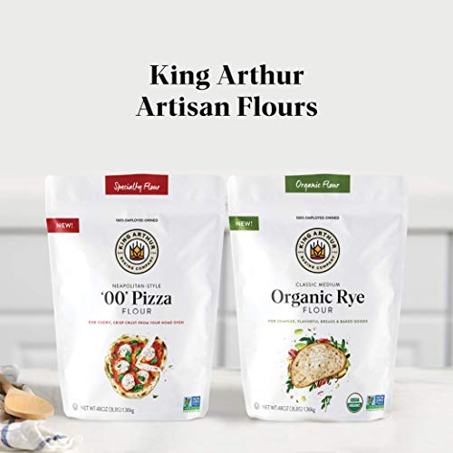 King Arthur, Classic Medium Organic Rye Flour, For Complex, Flav