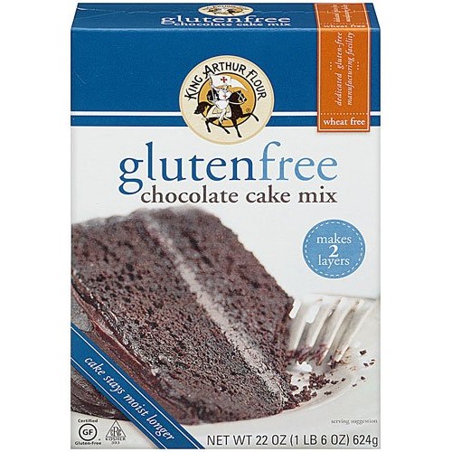 King Arthur Flour Cake Mix Gluten Free Chocolate -- 22 Oz - 2 Pc