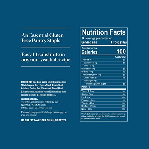 King Arthur Flour, Measure For Measure Flour, Certified Gluten-F