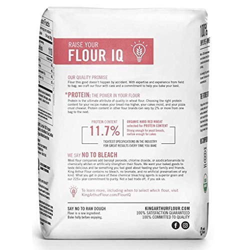 King Arthur Flour Organic Unbleached All Purpose Flour - 2 Lbs